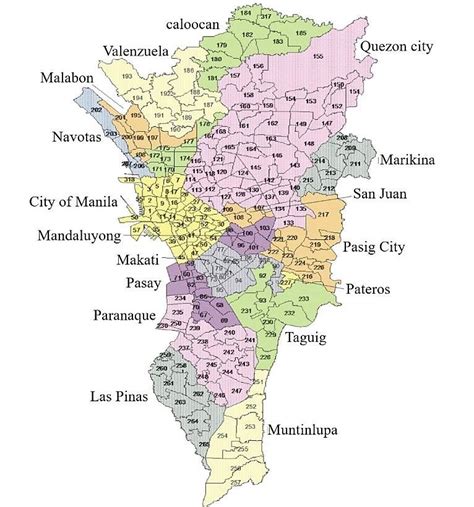 essrwmanila|Districts Of Metro Manila .